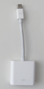 Apple Mini DisplayPort-VGAアダプタ