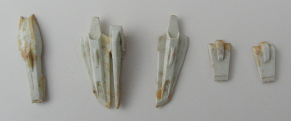 『ガンプラ』のガンダムの残骸。